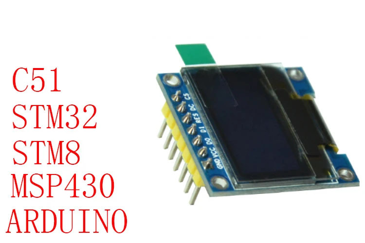 Желтый и синий 7PIN DC 3 v 5v 0 96 &quotSPI серийный 128X64 OLED ЖК дисплей модуль|lcd clock module|module