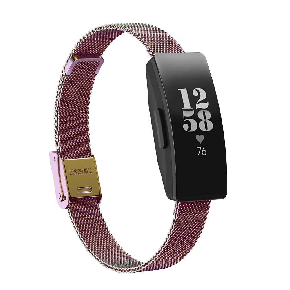 Для Fitbit Inspire HR Band Замена Миланская петля магнитный браслет из нержавеющей стали Betl для Fitbit Inspire аксессуары