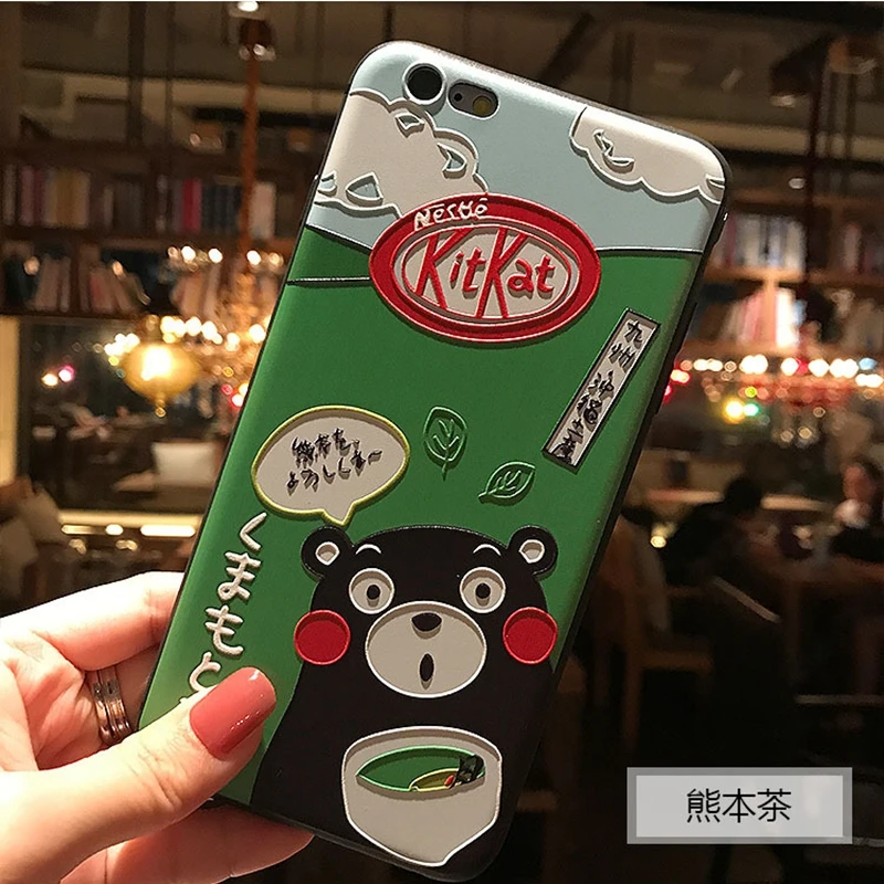 Japanese mountain Case For IPhone x phone Iphone 7 6 6S 8 Plus 6splus Patterned Back tea kitkat Coque |