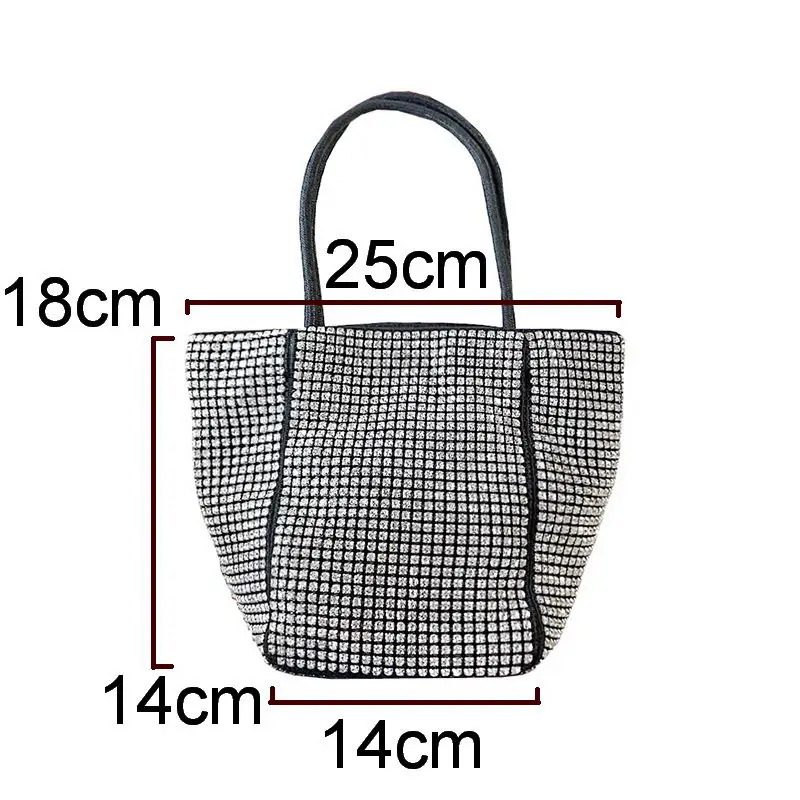 

DIINOVIVO 2019 New Female Diamonds Handbag New Luxury Crystal Design Evening Bag Fashion Small Crossbody Bag For Women WHDV1123