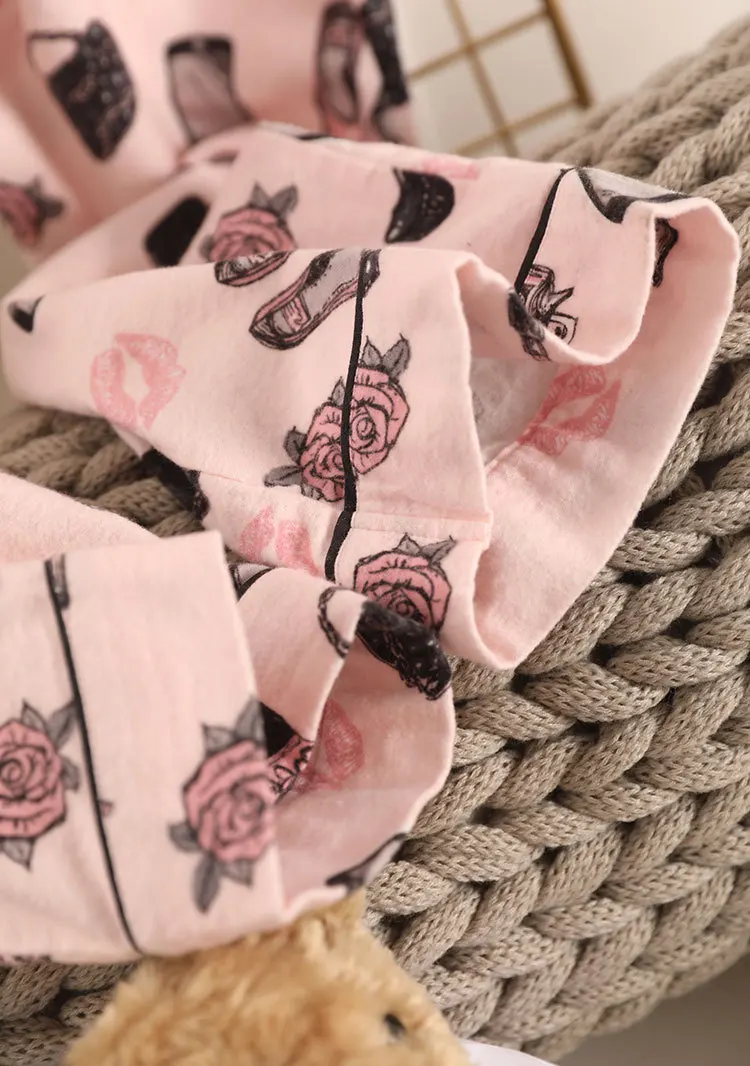 Зимняя теплая Толстая мягкая хлопковая Пижама для кормления женщин, штаны с длинными рукавами, Костюм Пижама, женская домашняя пижама одежды