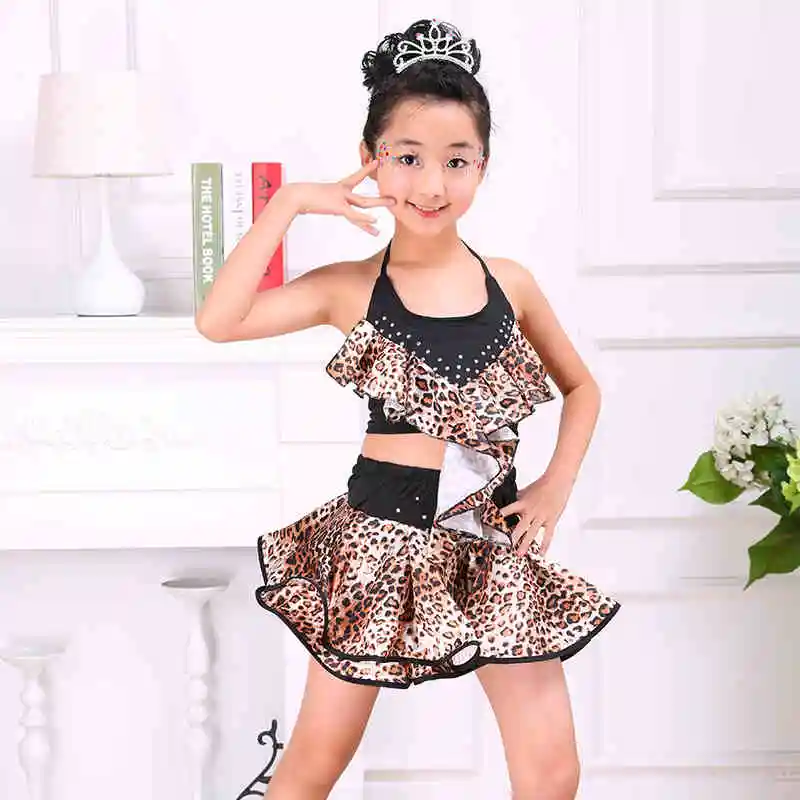 Детские балетные костюмы латиноамериканских танцев платье для девочки самбы