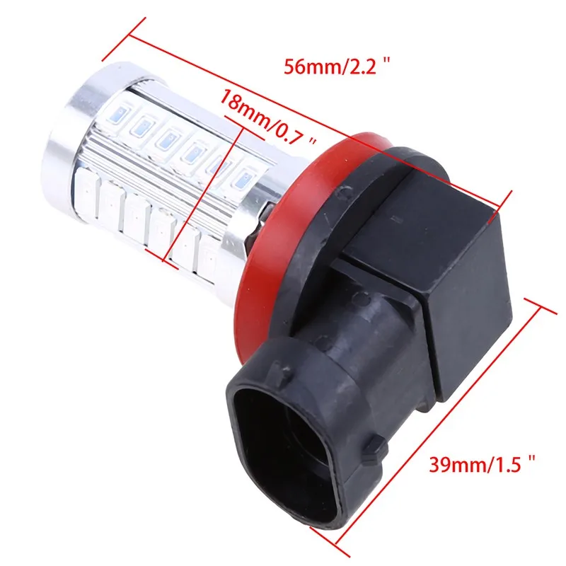 POSSBAY 9005/1156/H4/H7/H10/H11/H15/H16 противотуманный Сигнал Хвост Вождения 33 светодиодный 5730 автомобильный светильник лампа красный/синий автомобильный светильник источник