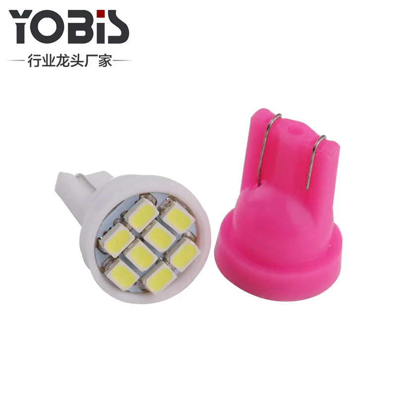 10 шт. T10 светодиодный W5W автомобильный парковочный светильник 8 SMD 1210 2825 158 192 168
