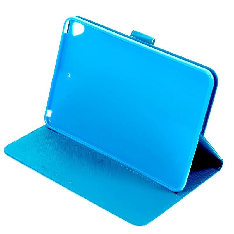 Ikasefu искусственная кожа Coque Fundas для мини IPad Mini 5 ТПУ силиконовый назад выложить