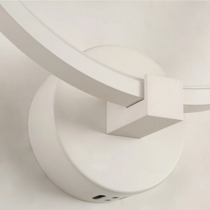 

2018 Nordic Modern Sconce Wall Lights Lighting Fixtures Romantic Led Wall Lamp Round for Kids Home Decoration AC220V Black/White