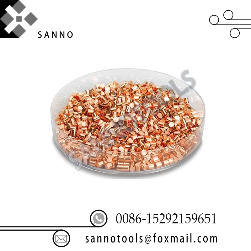 

High quality copper target copper particles with 99.99% purity Copper pellet size 3mm X 5mm Cu