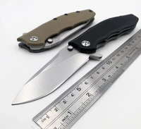 jssq ball bearing folding knife elmax blade flipper tactical pocket knives camping hunting survival knife edc outdoor tools oem