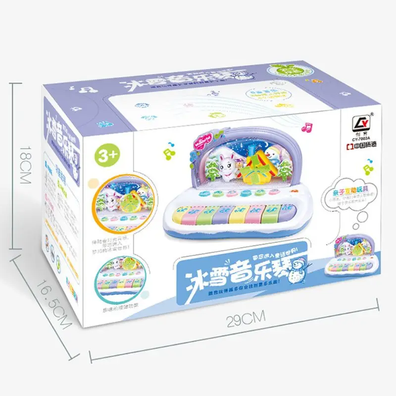 

Baby Kids Piano Musical Instrument Developmental Music Children's Educational Toys Snowman Christmas Gift