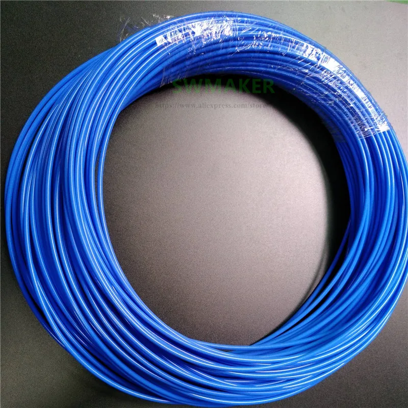Трубка/Труба Из ПТФЭ голубого цвета 4*2 мм для 1 75 RepRap Rostock J head Hotend Bowden Extruder ID 2 OD 4