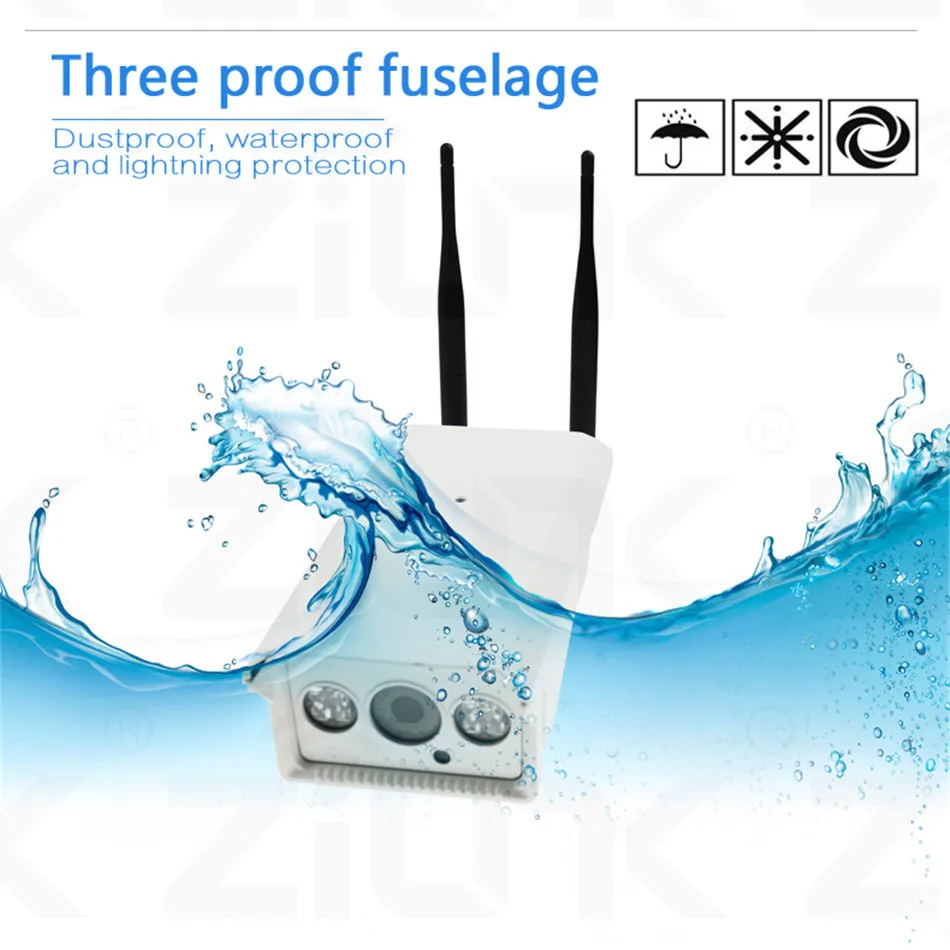 ZILNK 3g 4G SIM карта пуля уличная ip-камера 1.3MP 2.0MP HD P2P сеть Водонепроницаемая ИК ночного видения Onvif Поддержка 128 ГБ TF Карта