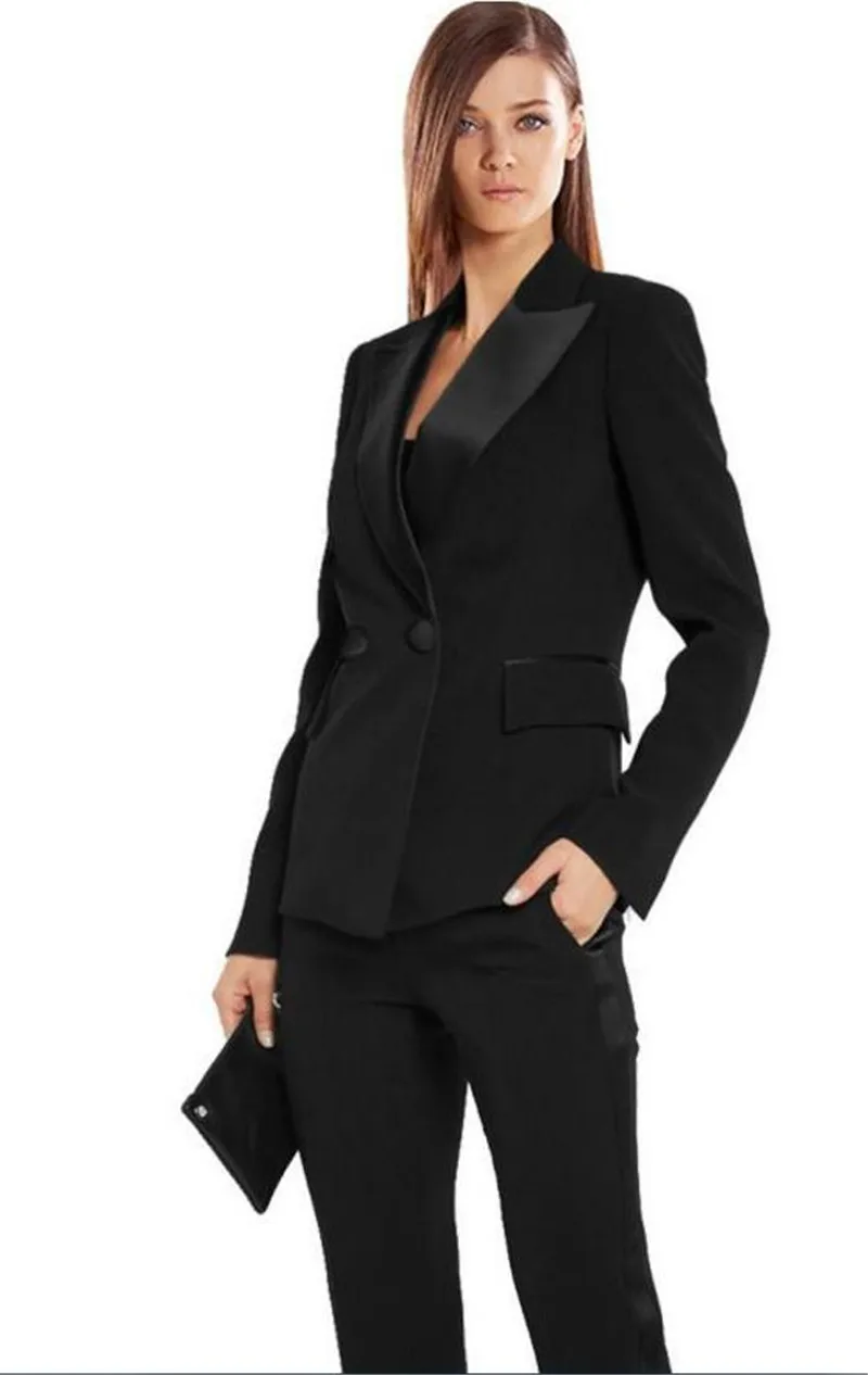 Office Uniform Women Female Business Suit Women Pant Suits 2 Piece Tuxedos Suits for wedding Outfit Blazer Trouser Custom Made