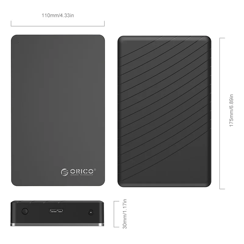 ORICO usb 3 0-sata адаптер питания для 5 дюймов USB 0 hdd коробка жесткого диска Поддержка 8 ТБ
