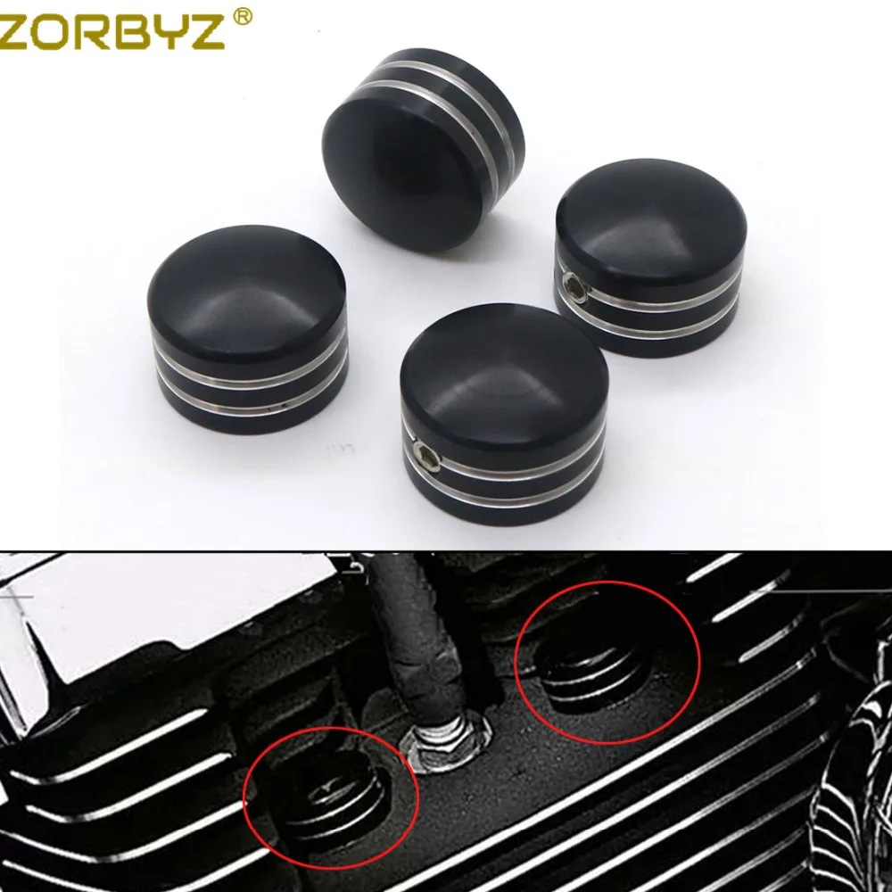 Черная/хромированная Свеча зажигания ZORBYZ крышка болта Крышка для Harley Twin Cam Touring 1999