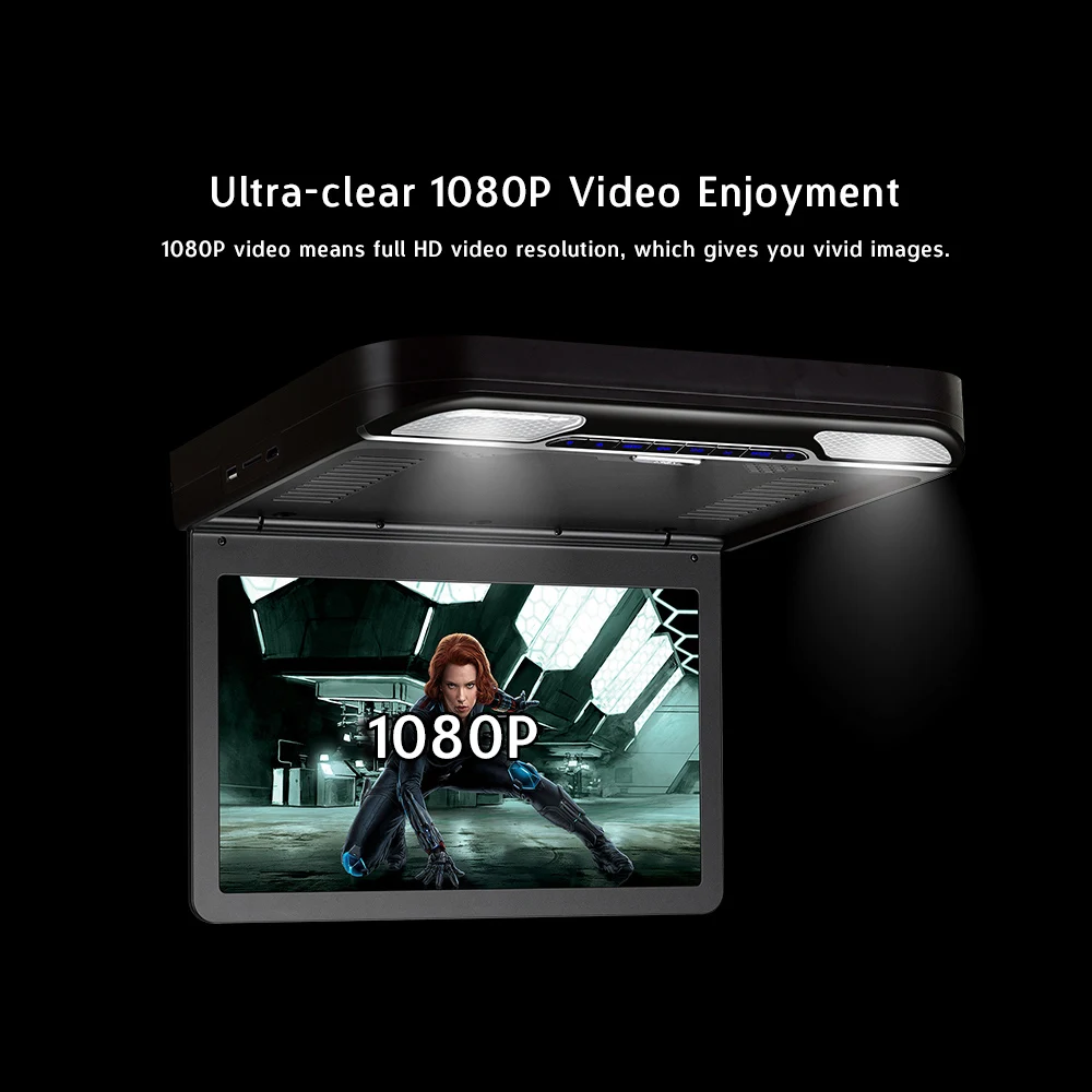 13 3 дюймовый FHD 1080P IPS цифровой экран автомобильный монитор с креплением на крыше DVD