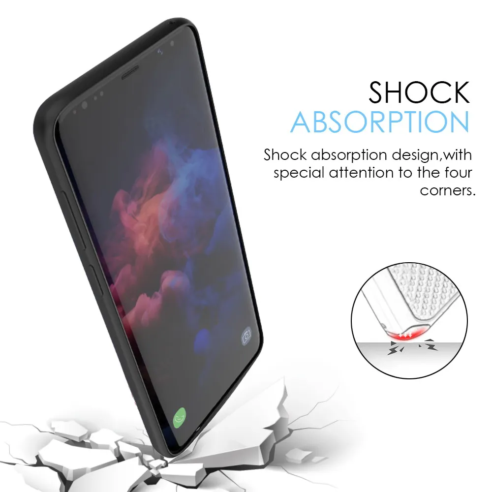 4700 mAh зарядное устройство чехол для samsung S9 5200 перезаряжаемое внешнее резервное Plus