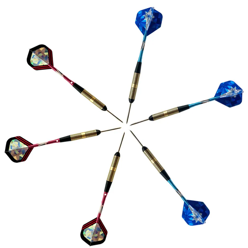 Профессиональные алюминиевые валы 21 г 6 шт. латунные прочные дротики для