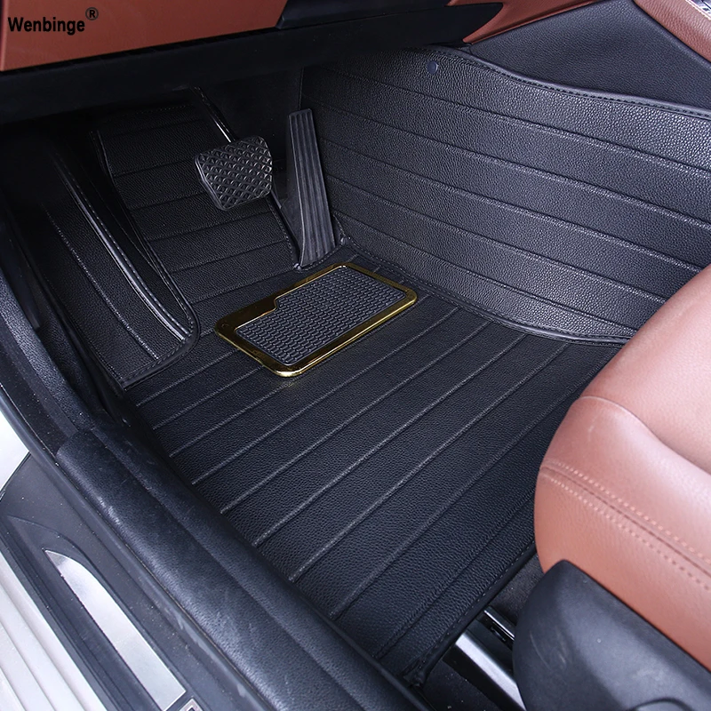 Wenbinge пользовательские автомобильные напольные коврики для Ford все модели mondeo Focus