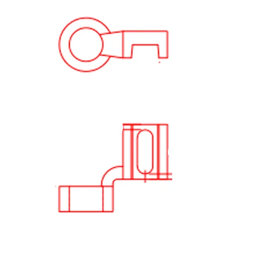 Прозрачная линейка для ног 5 мм Тип рамка стеганая вышивка низкий хвостовик