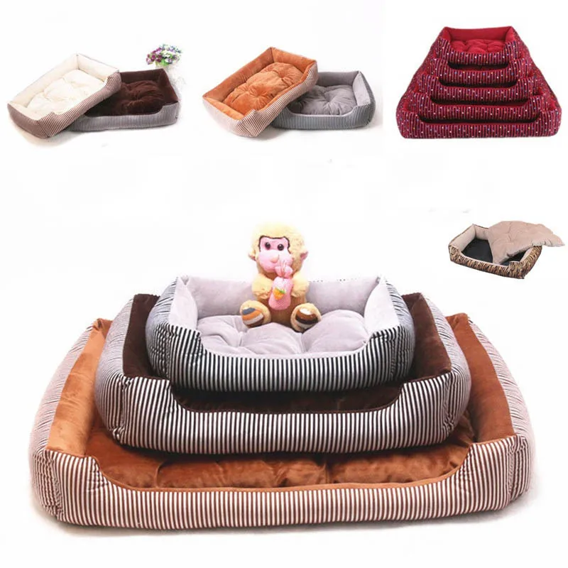 Мягкий флисовый для питомца собачья подстилка Подушка с принтом перекрещенных