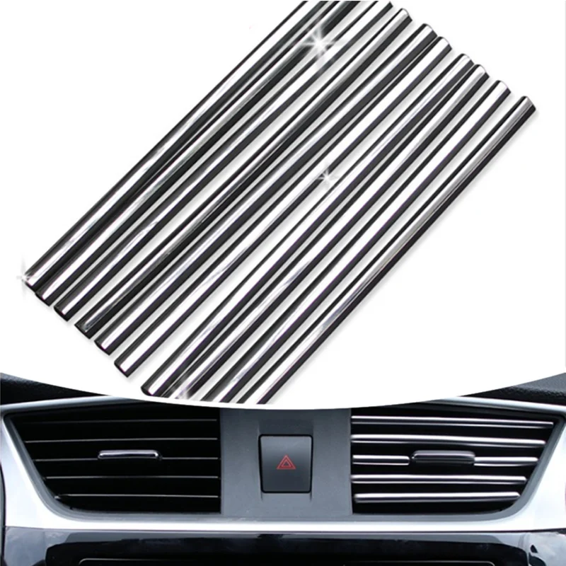 Car styling Newest U Shaped DIY Air Vent Grille Decoration Strip for Skoda Octavia A2 A5 A7 Fabia Rapid Superb Yeti Roomster | Автомобили