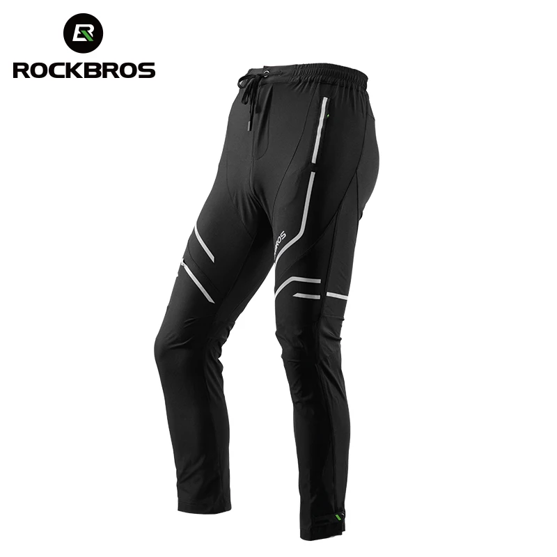 ROCKBROS велосипедные спортивные штаны, дышащие быстросохнущие велосипедные штаны, облегающие Светоотражающие штаны для езды на горном велосипеде, велосипедное снаряжение