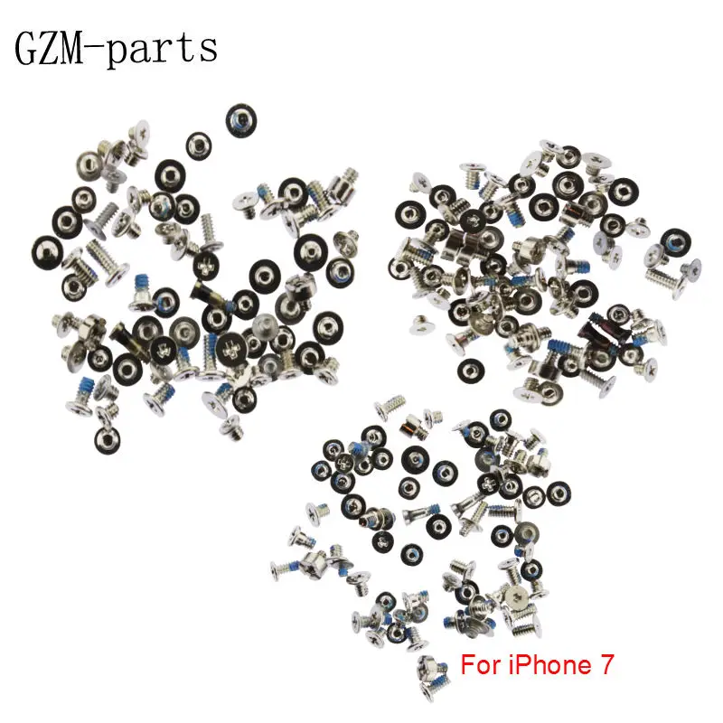 Gzm-части 1 набор винтов полный набор винтов для iPhone 6 6plus 6s 6s Plus 7 7plus ремонт болтов полный комплект запасные части