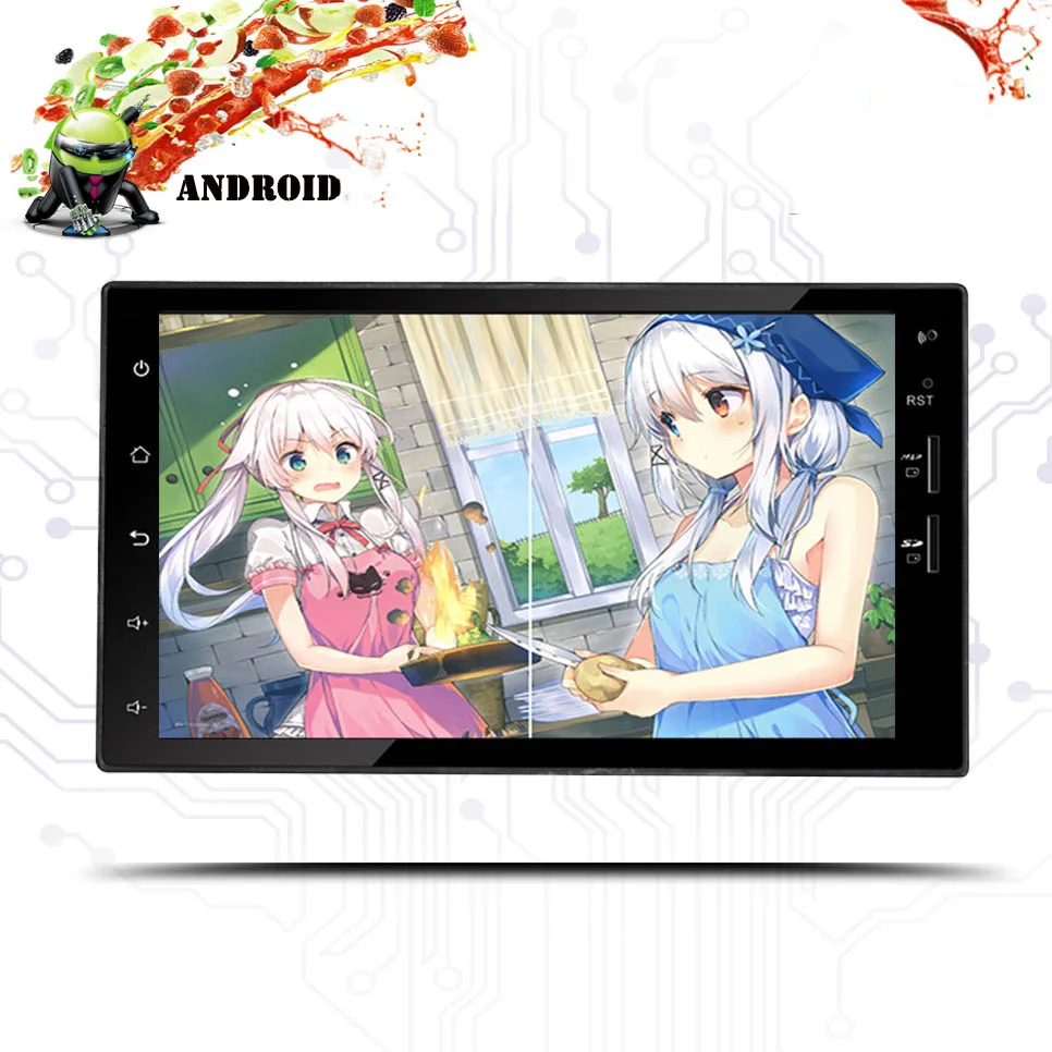 7 дюймовый android 9 0 автомобильный DVD для Honda Insight CRV City Civic Accord Pilot HRV Универсальный 2din