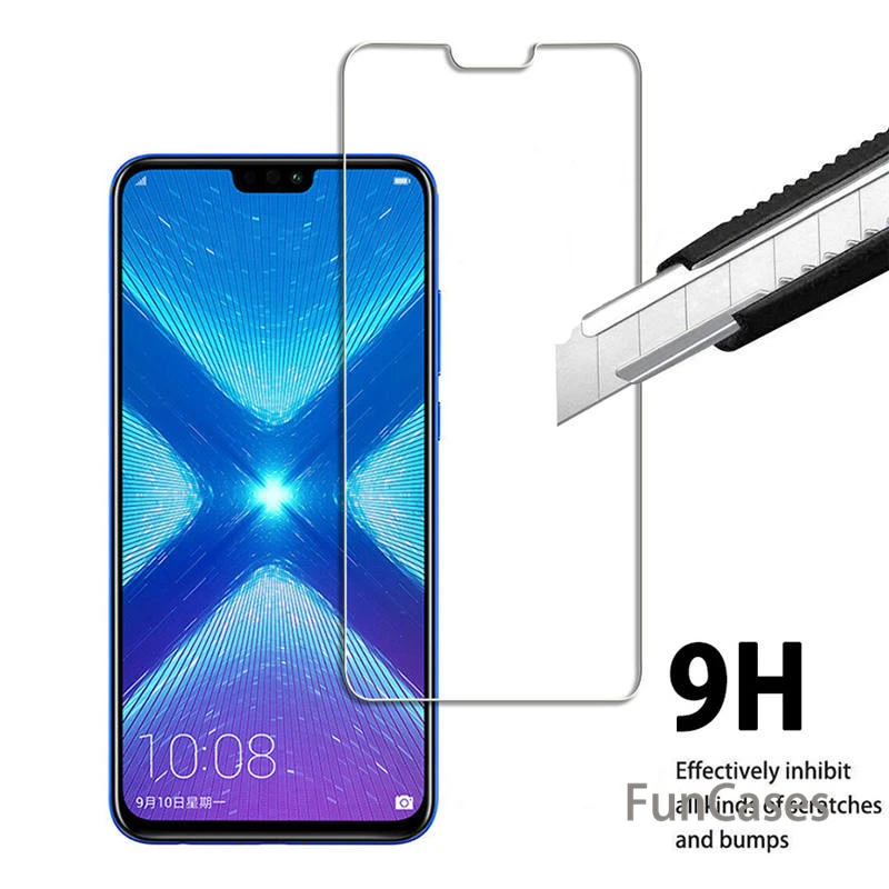 9H Full Cover Tempered Glass For Huawei P Smart 2019 Protective Film Nova 4 3 3i Honor 8X 8C Mate20Lite Y9 | Мобильные телефоны и