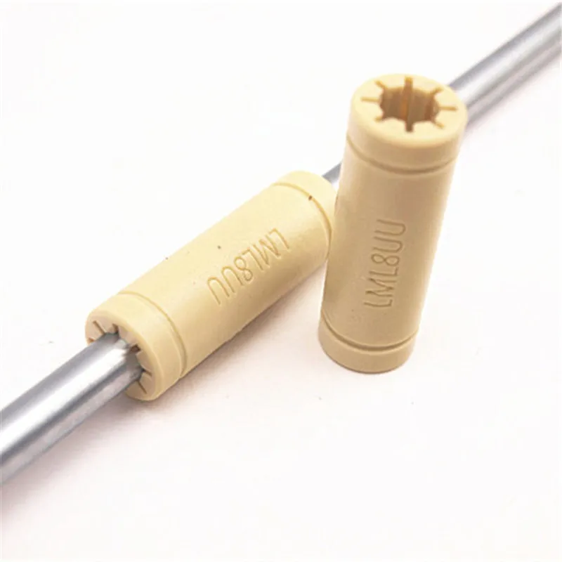 1 шт. Твердые полимерные LM8LUU линейные подшипники втулка 8 мм 8*15*45 Prusa для Mendel DIY CNC