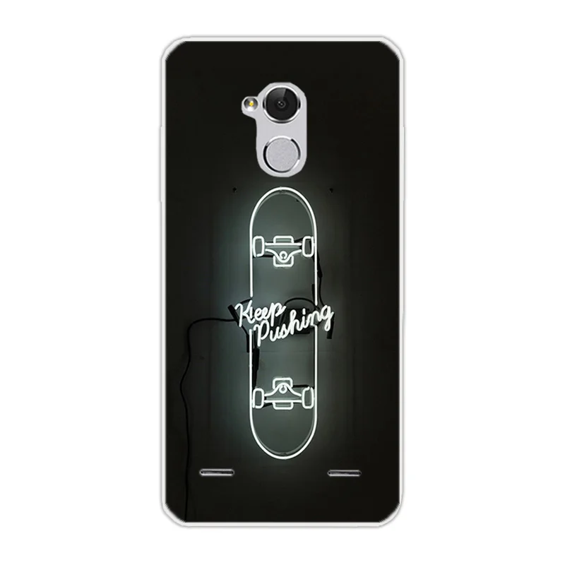 Для ZTE Blade BA2 V7 Lite 5 0 дюймов Задняя крышка прозрачный силиконовый чехол для