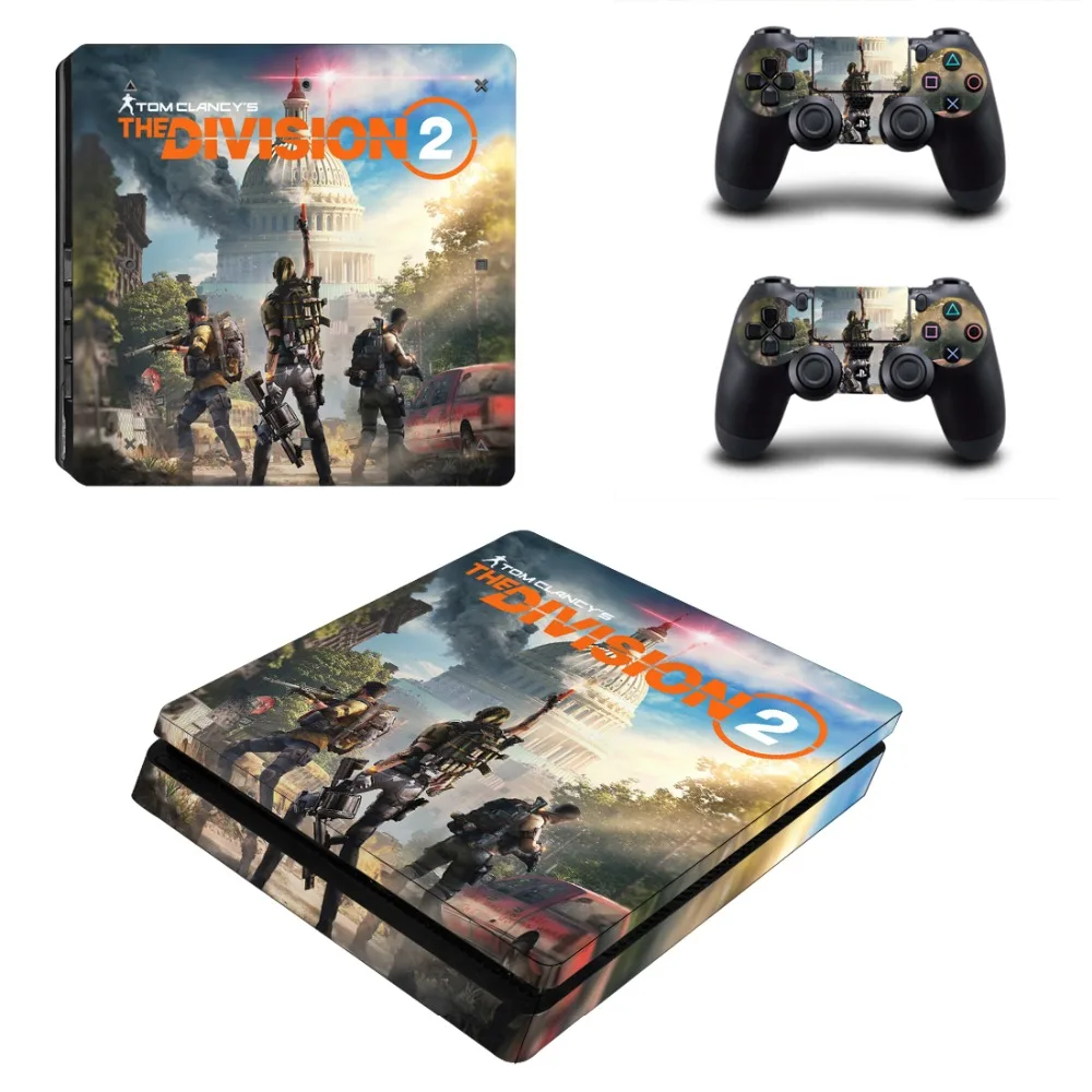 Наклейки Tom Clancys The Division 2 для консоли Sony PlayStation 4 и контроллера PS4|Наклейки| |