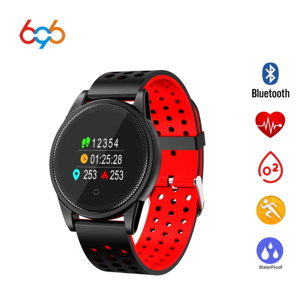 696 M10 SmartWatch Для мужчин женщин пульсометр крови кислородом/Давление монитор Фитнес