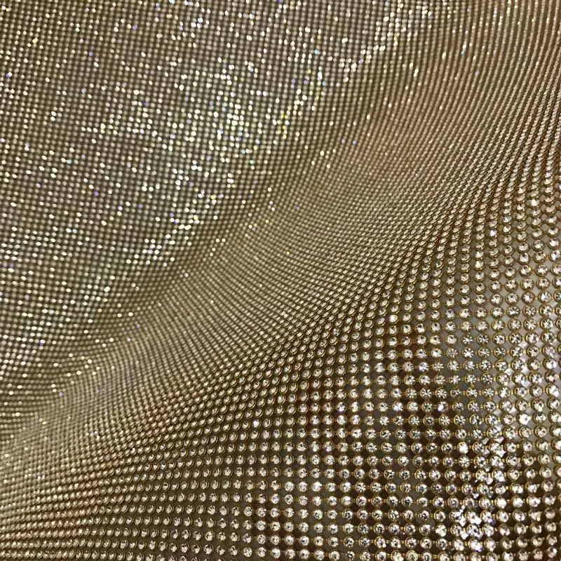 

SS8 24X45CM Cut Root Hot Fix Rhinestone Chain Trim Large Crystal Chain Applicator Apparel Accessory Wedding Dress Tape Strass D1