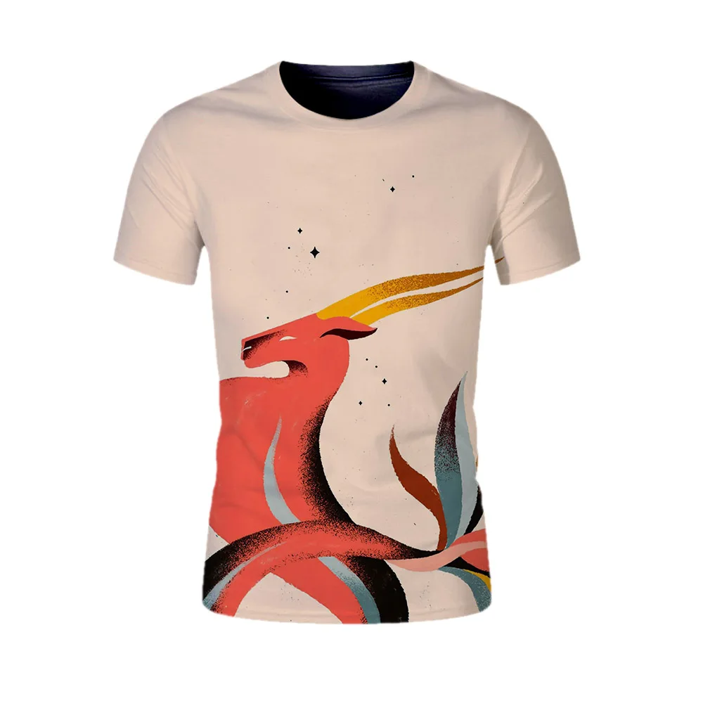 3D футболки с принтом 12 созвездий мужские рубашки для тренировки пара летняя