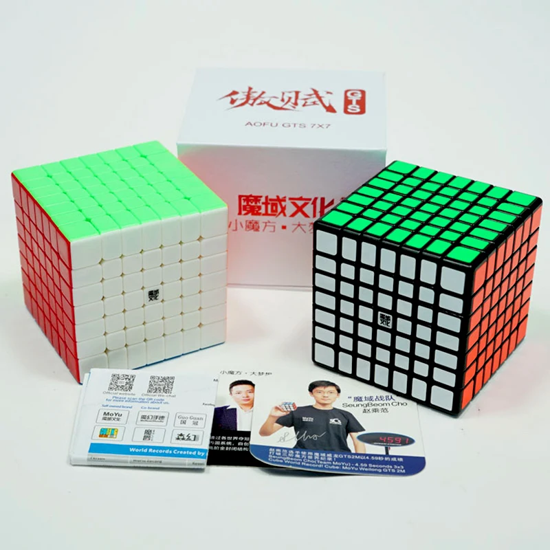 Новый MoYu AoFu GTS M Магнитный 7x7x7 волшебный куб профессиональный GTS2 7x7 скоростной Magico