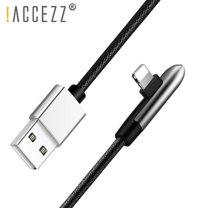 ! ACCEZZ USB зарядное устройство кабель освещение для iPhone X XR XS MAX 5 6S 7 8 Plus iPad нейлон