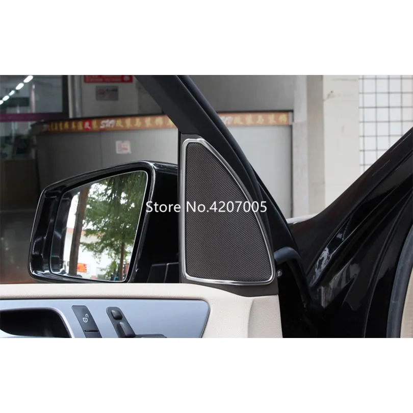 ABS Хромированная дверная крышка динамика накладка наклейка для Mercedes Benz ML W164 350 400 GL