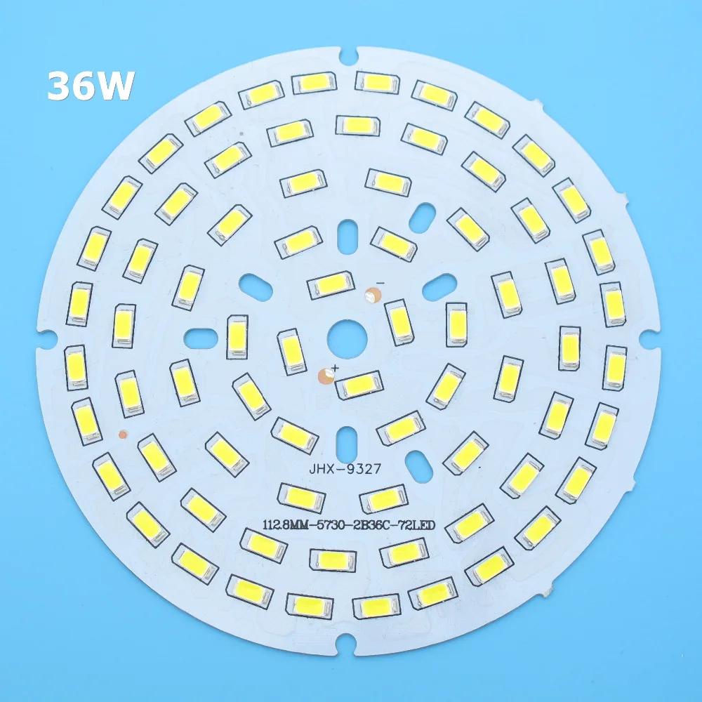 10 шт. SMD5730 светодиодный PCB 21 Вт 24 30 36 85 мм 110 112 8 120 белый/натуральный белый/теплый
