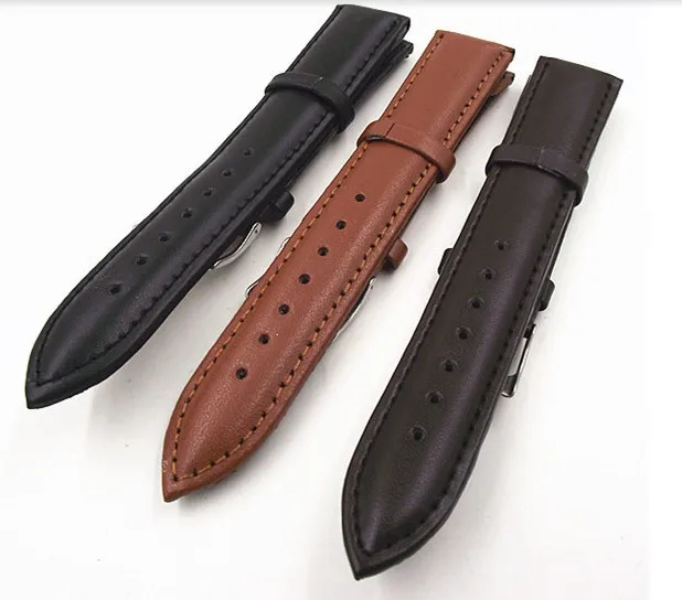 3 шт./лот высококачественный ремешок из натуральной кожи для часов 18 мм Запчасти