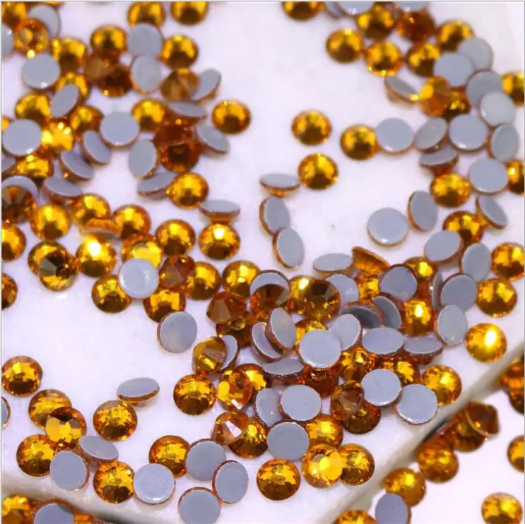Стразы PEACE topaz & AB с горячей фиксацией цветные кристаллы стеклянные SS3 SS30 стразы