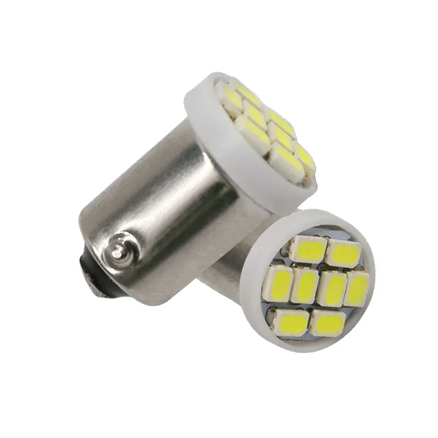 10 шт. светодиодные лампы BA9S T4W 8 SMD 1206 3020|car auto|license plate light12v light |