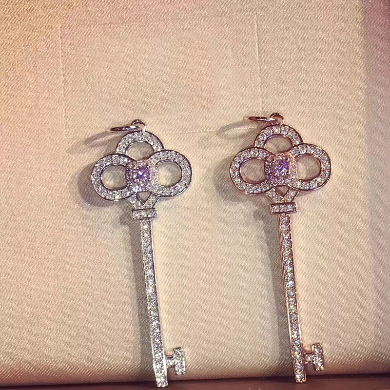 2017 известный бренд 925 Серебряные ювелирные изделия кубический циркон проложить