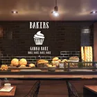 Bakeshop декор для кухни, кафе, наклейки, пончики, Кондитерские наклейки, украшение для дома, Доступно 20 цветов, съемные постеры для магазина, роспись D584