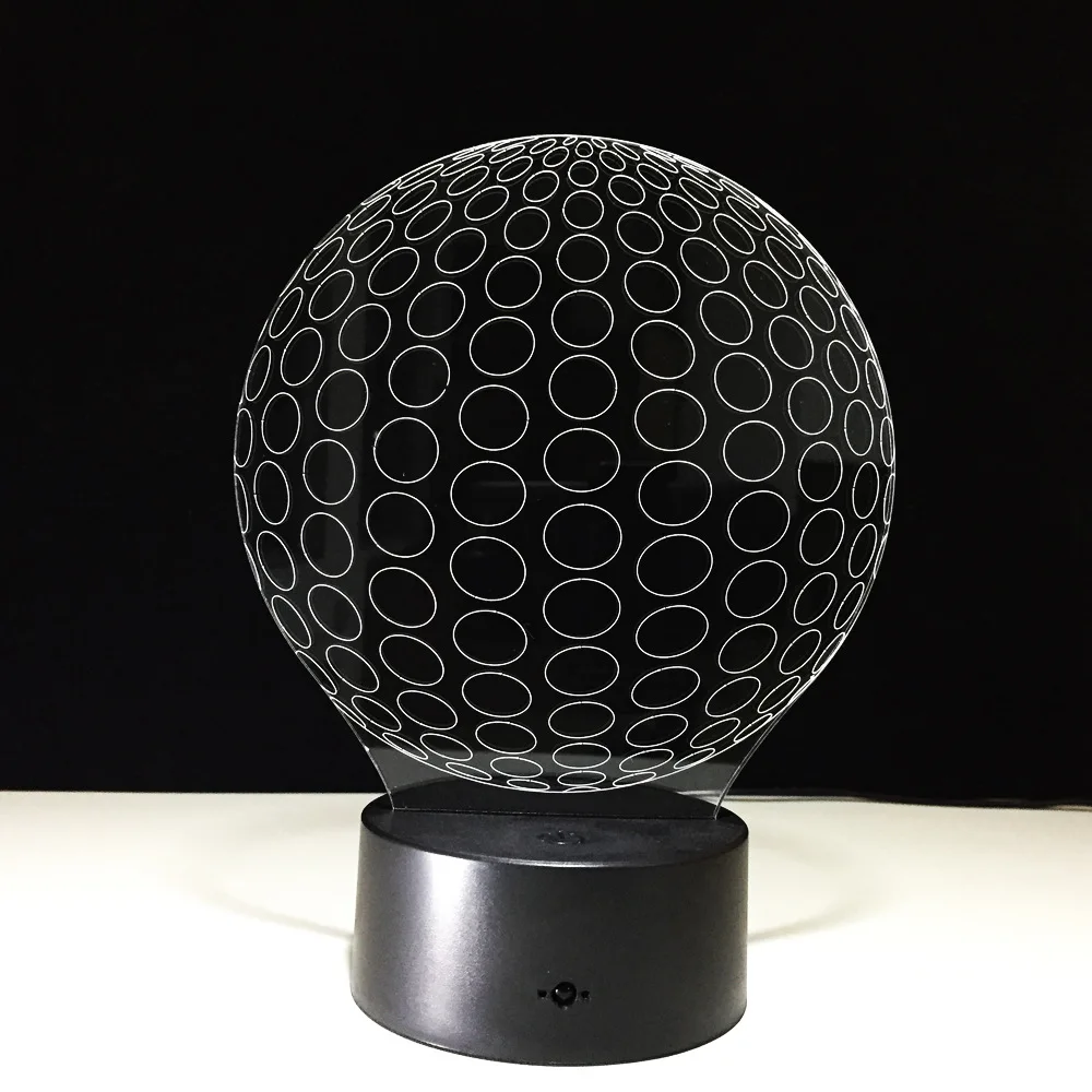 3d лампа Usb Led ночные светильники survetement футбол лампа сенсорная Ночная Светодиодная лампа освещение для кухонных шкафов