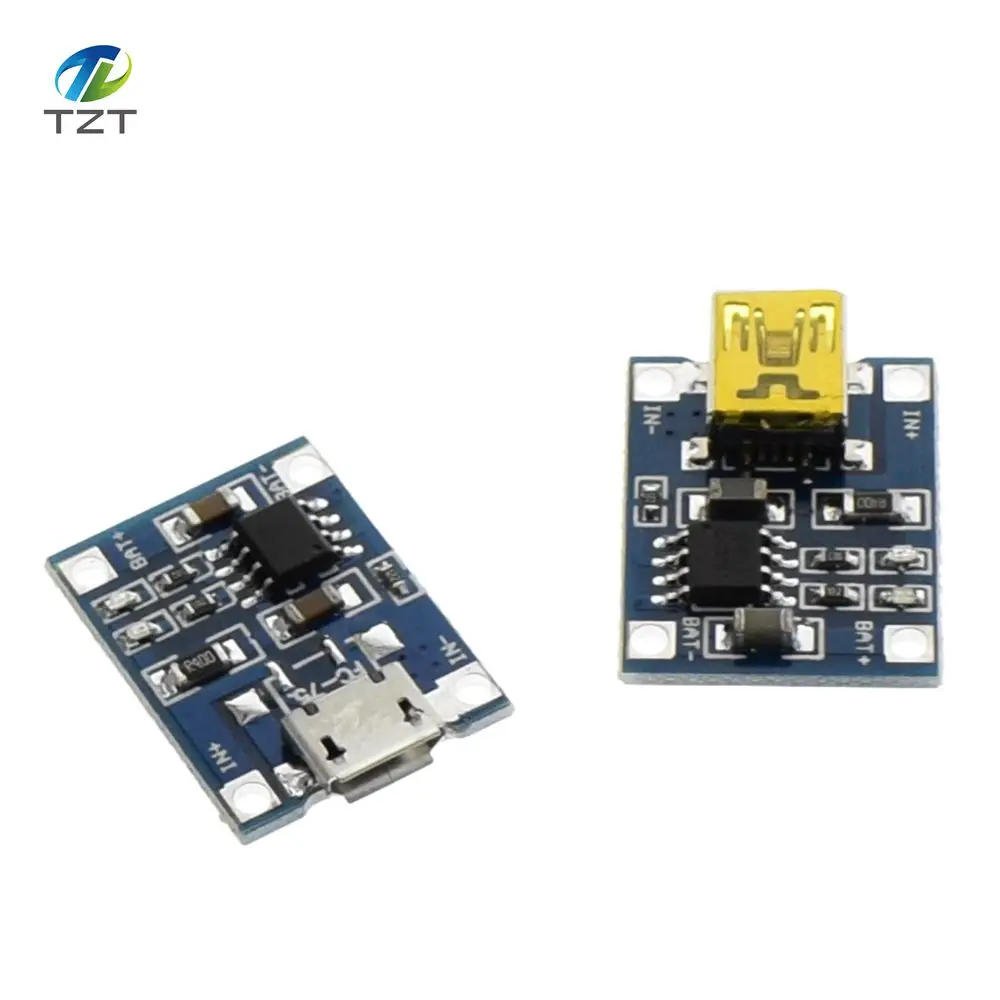 20 шт. TP4056 1A Lipo зарядное устройство модуль литиевая батарея DIY микро порт микрофон