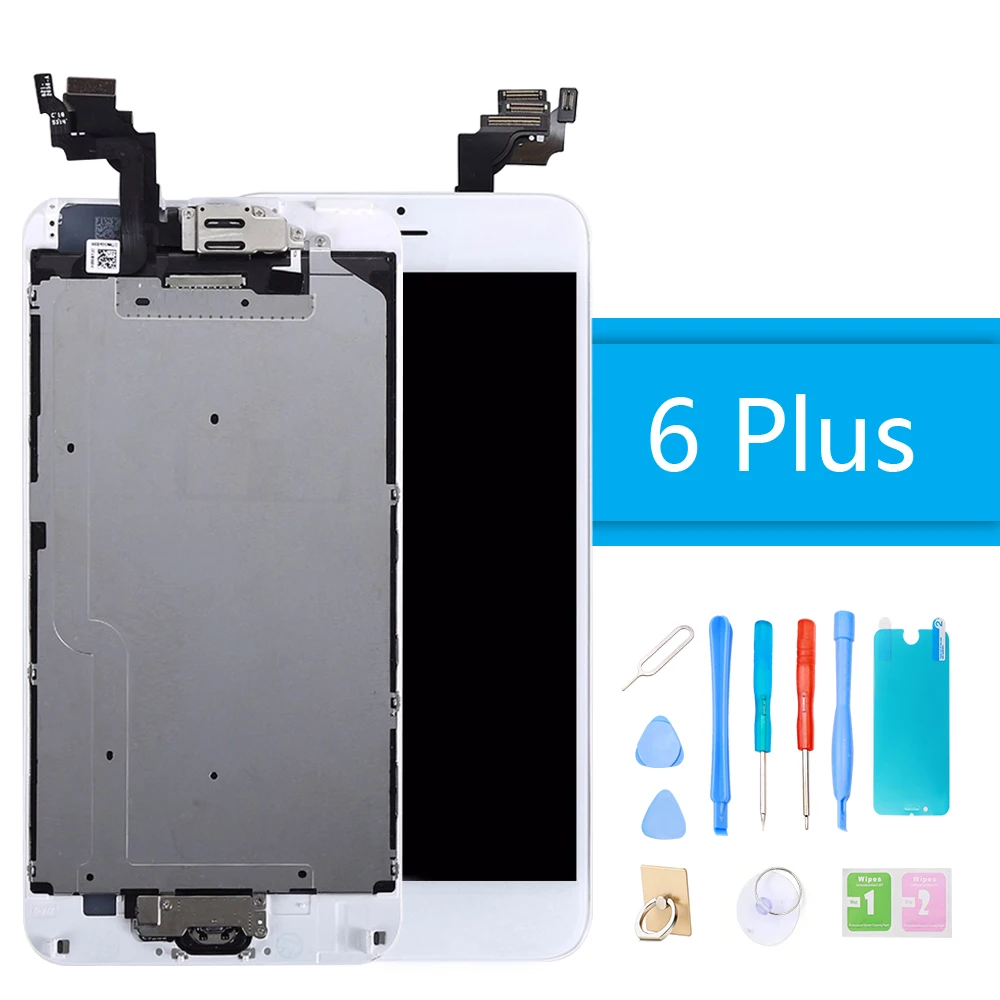 ЖК-экран для iPhone 6 plus ЖК-дигитайзер полная сборка сенсорный экран Замена с