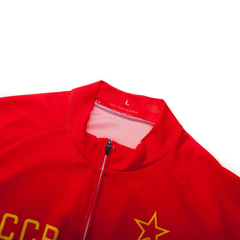 CUSROO Россия короткий рукав Велоспорт Джерси красный Джерри на заказ Ropa Ciclismo короткий рукав спорт на открытом воздухе Джерси CCCP Джерси