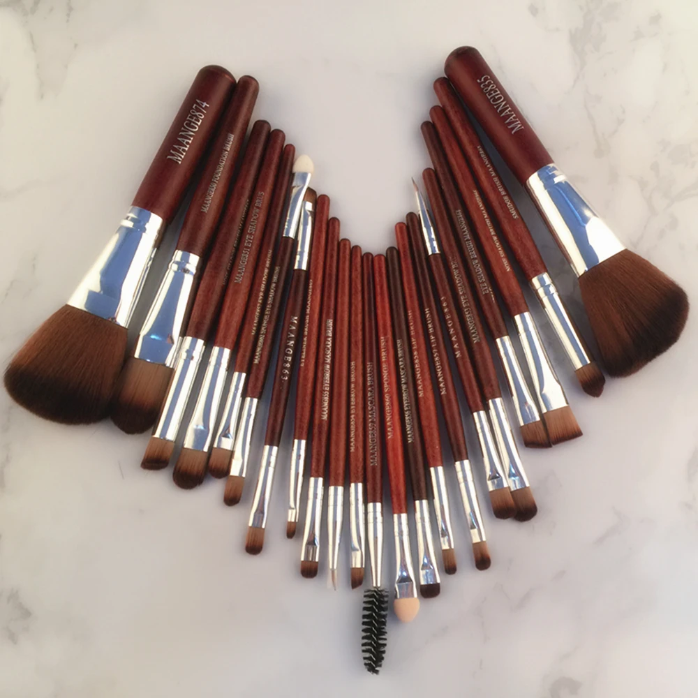 Набор кистей для макияжа 22 шт. хайлайтер тени глаз пудра контурный консилер