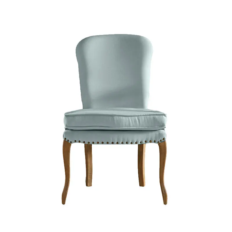 S21 Louis fashion Dining chairs American desk European retro solid wooden Nordic simple single Cafe leisure - Цвет: S21